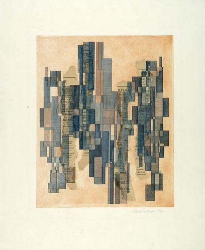 Fugale Komposition, 44,5x35
